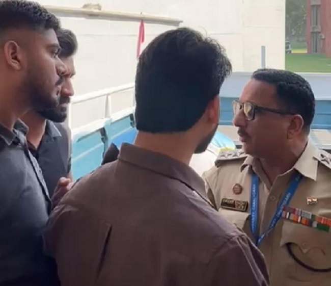 pu freshers party dj row security officer vs student council head