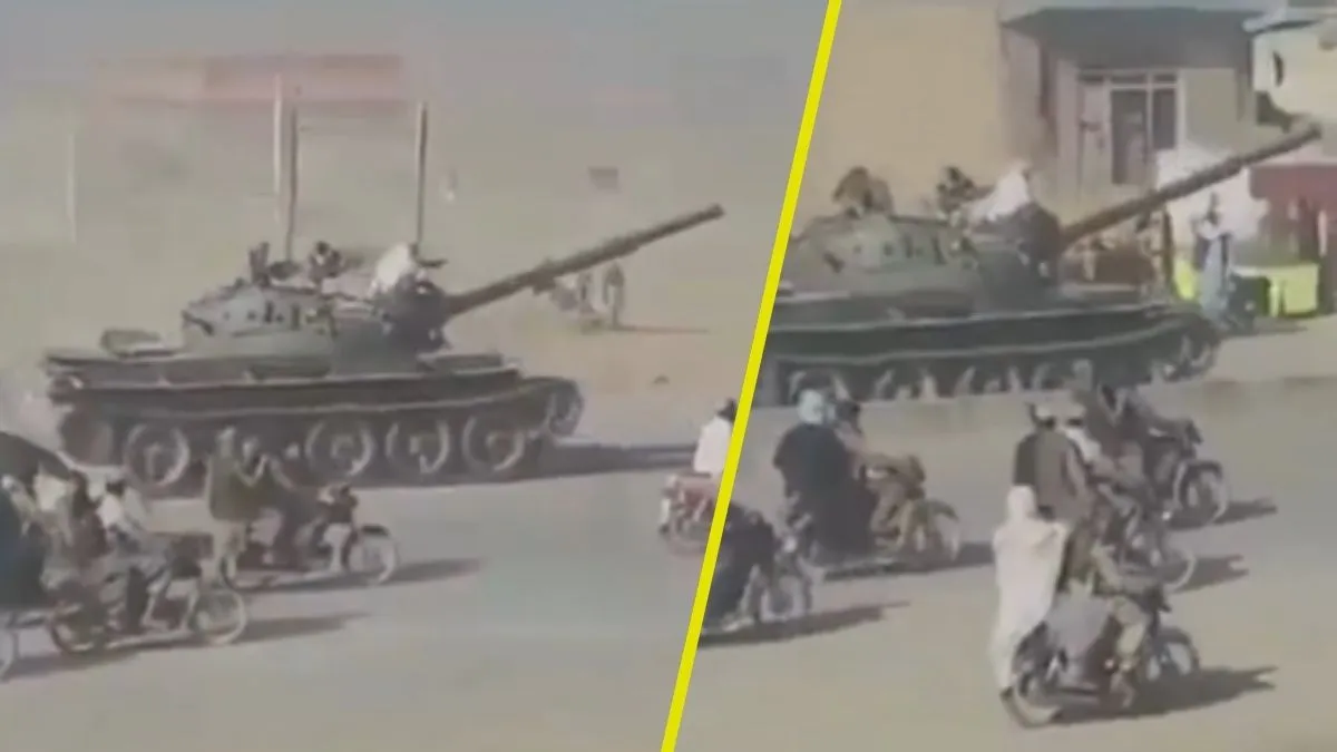 VIDEO: मुनीर के सेना की इज्जत तार-तार, अफगान की सड़कों पर दौड़े पाक के टैंक; देखने जुटी भीड़
