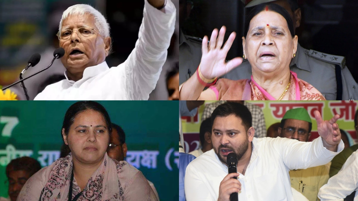 rjd announces star campaigners lalu family dominates list