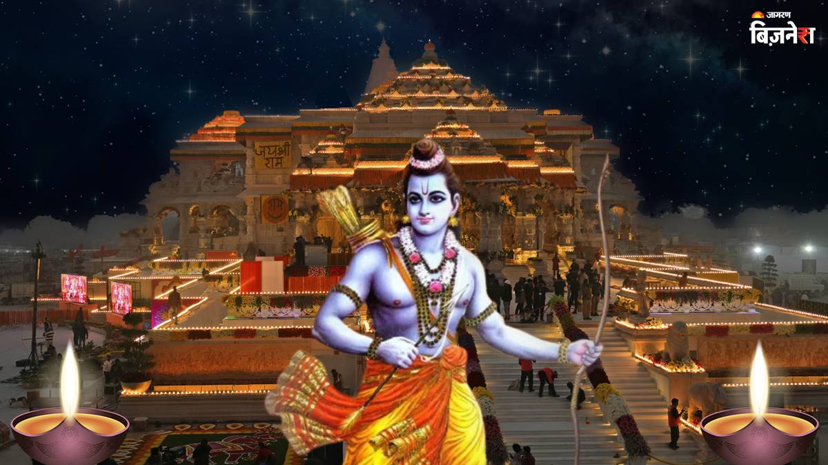 sri mandir light lamp ayodhya ram temple online deepotsav anupam mittal company shaadi dot com invest