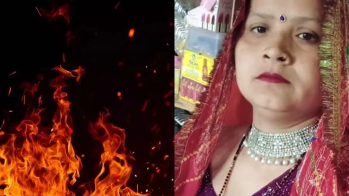 rewari woman dies after husband sets her on fire police investigation