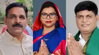 शंकर सिंह, बीमा भारती और कलाधर मंडल।