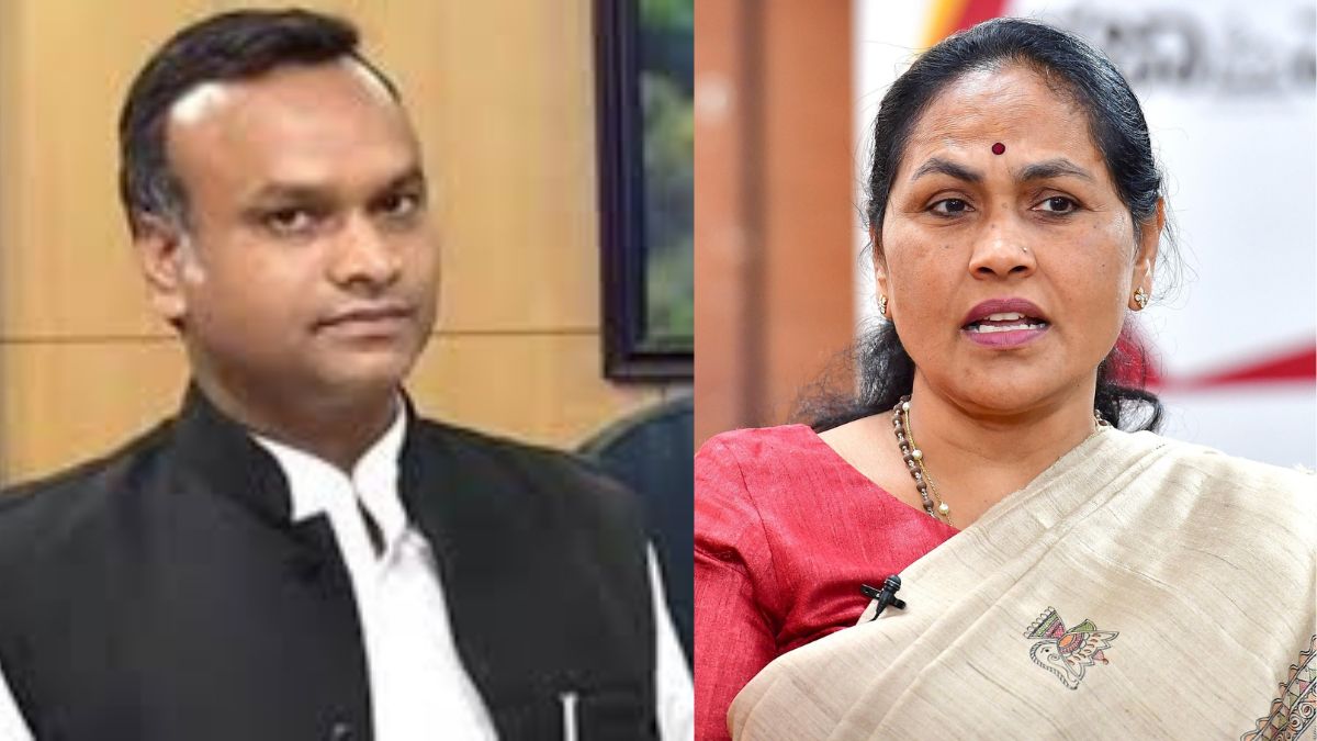 shobha karandlaje slams priyank kharges remarks on rss