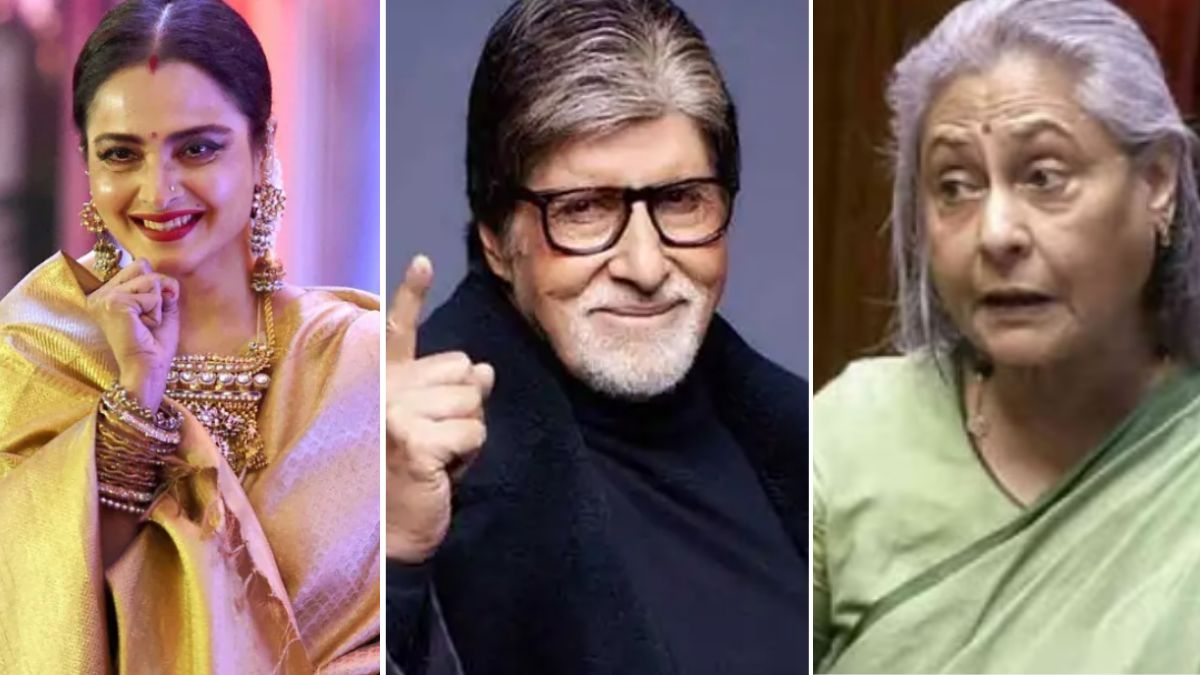 amitabh bachchan cryptic post viral on internet fans created meme around jaya bachchan and rekha