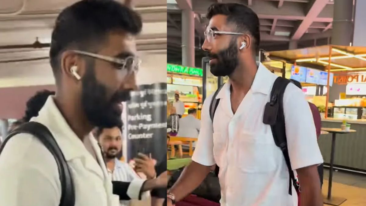 jasprit bumrah fumes his anger at mumbai airport india vs australia 1st odi