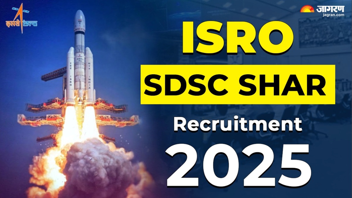 isro sdsc shar recruitment 2025 registration start from today for many positions including scientist and engineer candidate apply with these steps