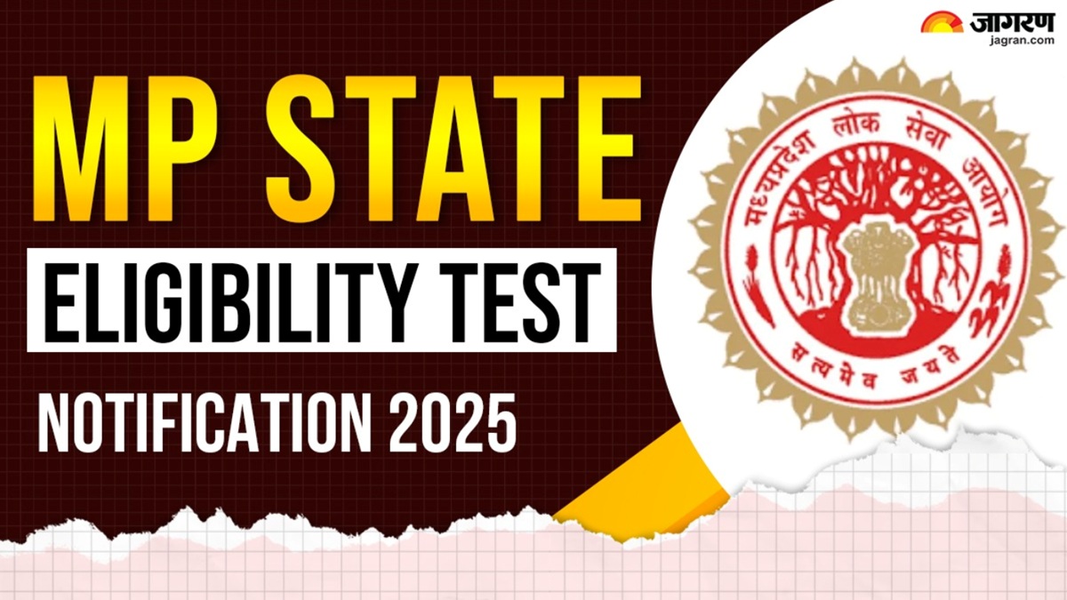 mp set notification 2025 released for state eligibility test registration will be start from 25 october