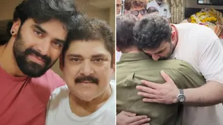 निकितन धीर को अंतिम संस्कार के समय में संभालते दिखे सलमान खान/ फोटो- Instagram