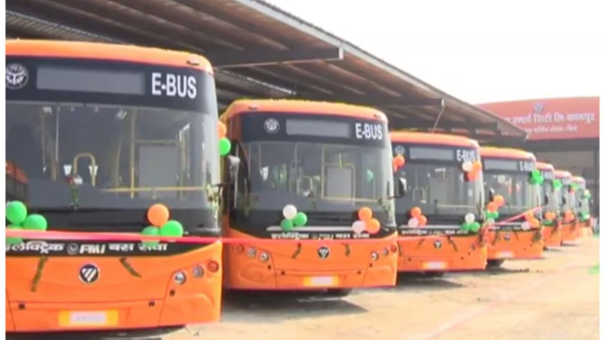 lucknow electric bus strike drivers protest salary cut services disrupted