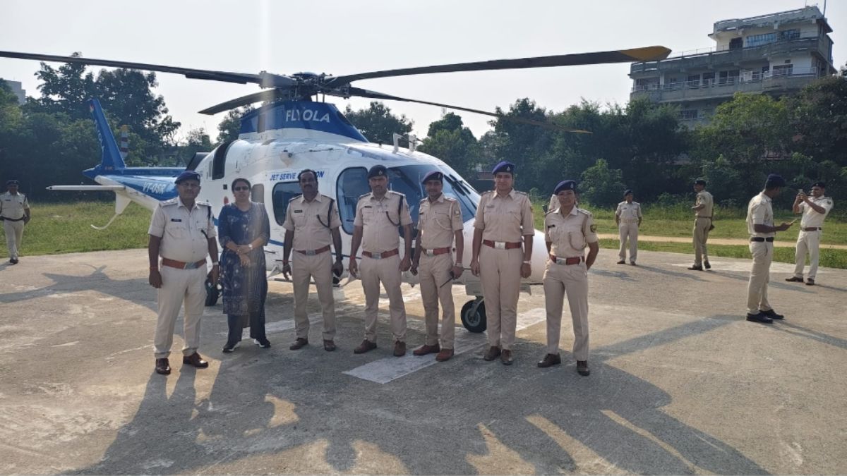 jamui helicopter landing error bjp leader faces fir despite z security