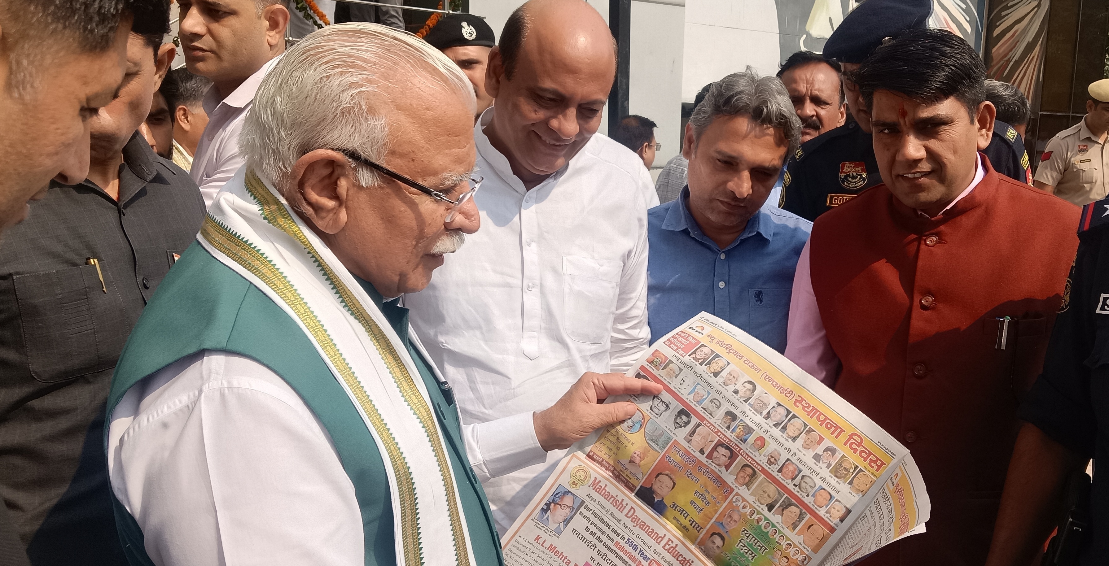 manohar lal recalls city memories at nit foundation day