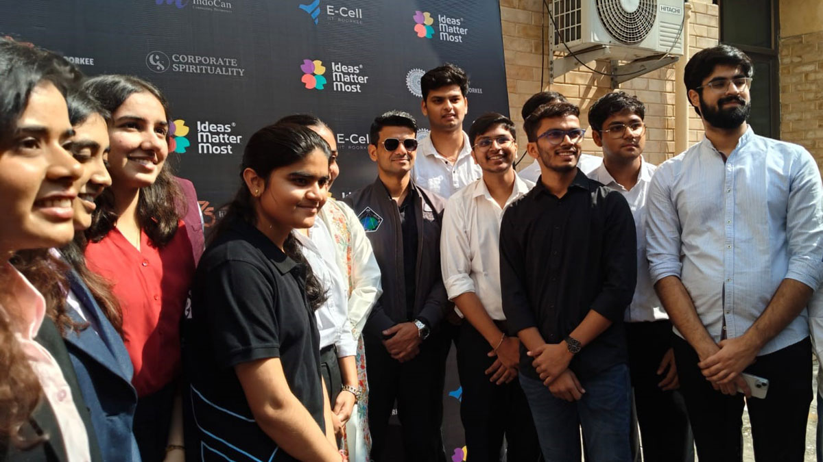 indian astronaut group captain shubhanshu shukla arrives at iit roorkee