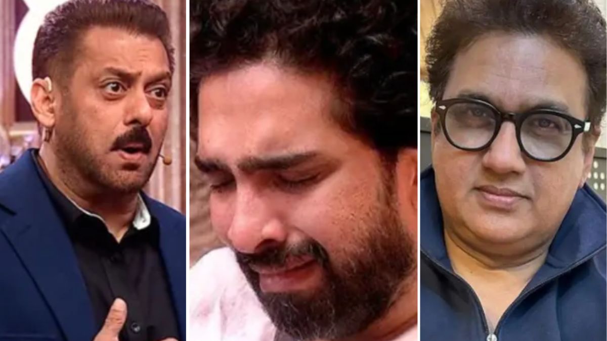 bigg boss 19 weekend ka vaar salman khan scolded amaal malik to throw farhana bhatt food in front of father daboo malik
