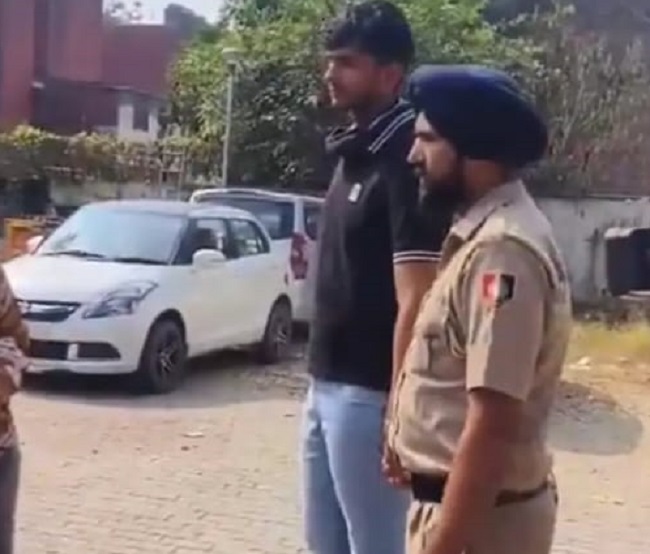 chandigarh thar accident driver arrested police officer removed for negligence