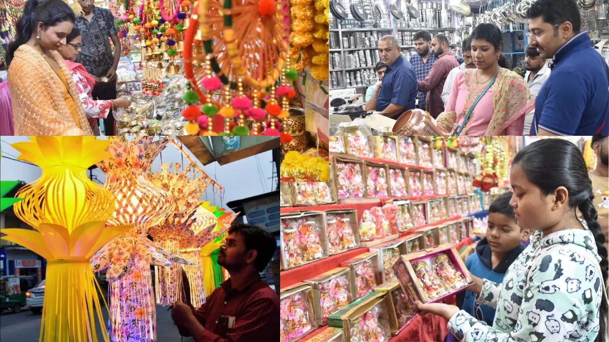 dhanteras celebrations in panipat gold glitters in the markets shopkeepers are making a killing