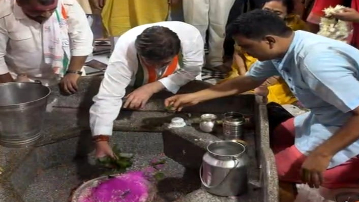 ajit sharma nominaton bhagalpur congress candidate ajit sharma files nomination today for bihar election 2025