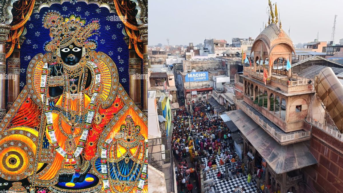 banke bihari temple diwali celebrations and darshan timings change