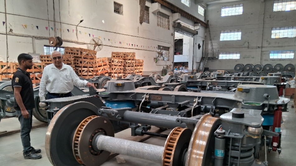 lhb coach bogie frames manufactured in kanpur for the first time