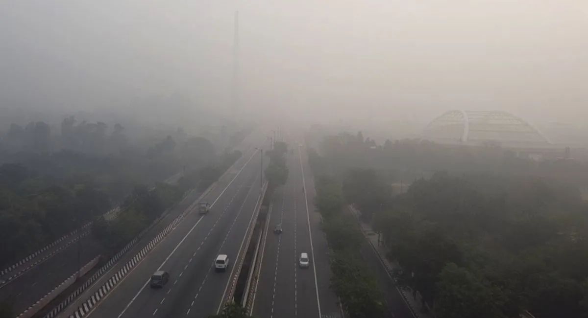 agra air pollution high levels cause respiratory issues