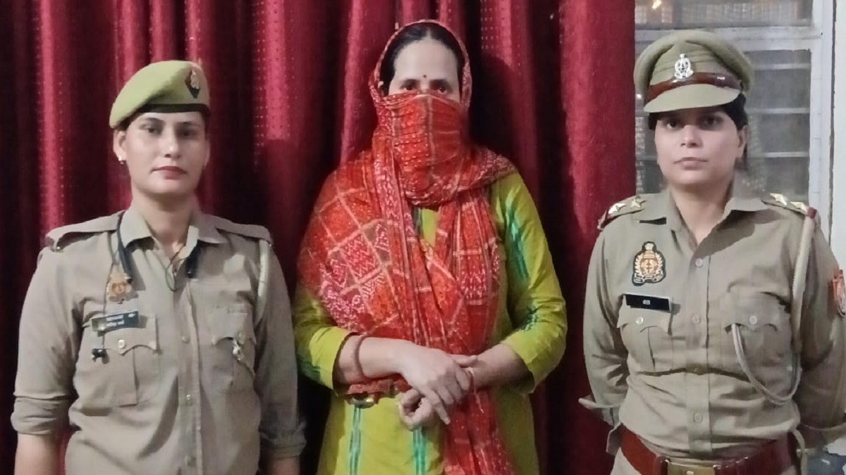 wife accused of murdering her husband in baghpat arrested from ghaziabad