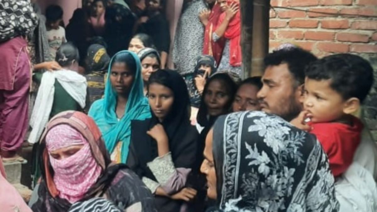tragic road accident in saharsa family of three dead