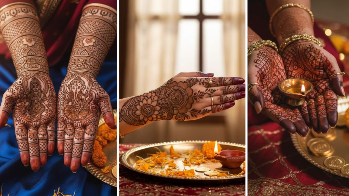 dhanteras mehndi designs 5 beautiful and easy mehndi designs for dhanteras