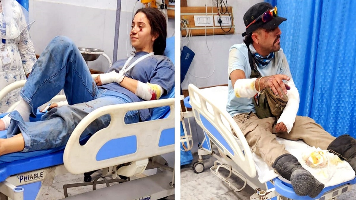 meerut news israeli couple injured in accident on delhi dehradun highway