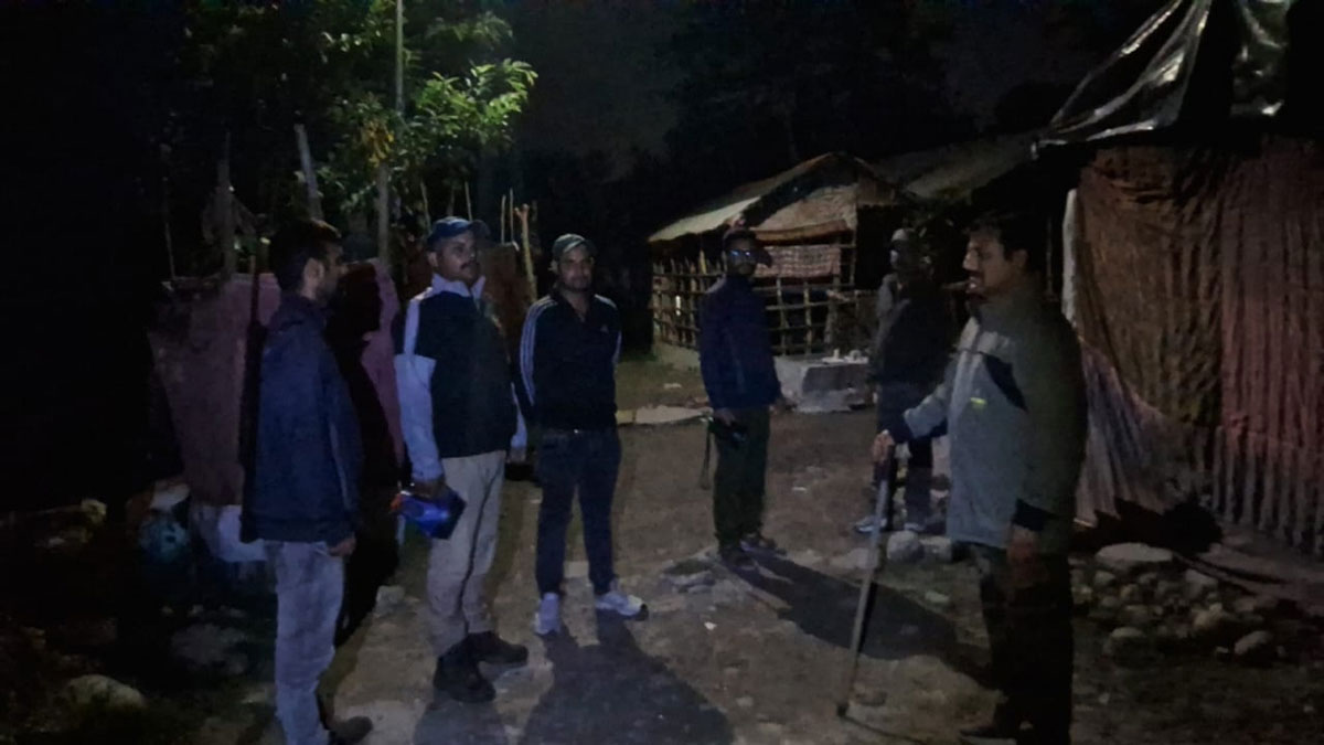 rajaji tiger reserve on alert for diwali