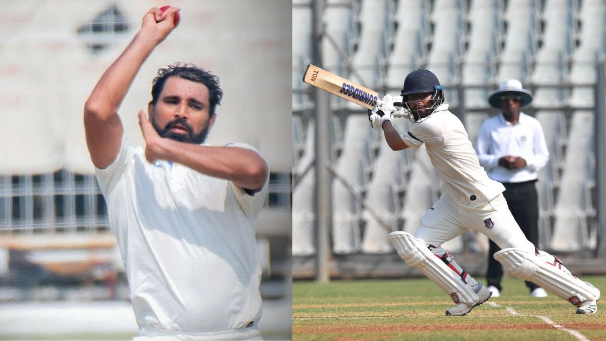 ranji trophy round 1 7 team won and 8 match draw shami rinku singh