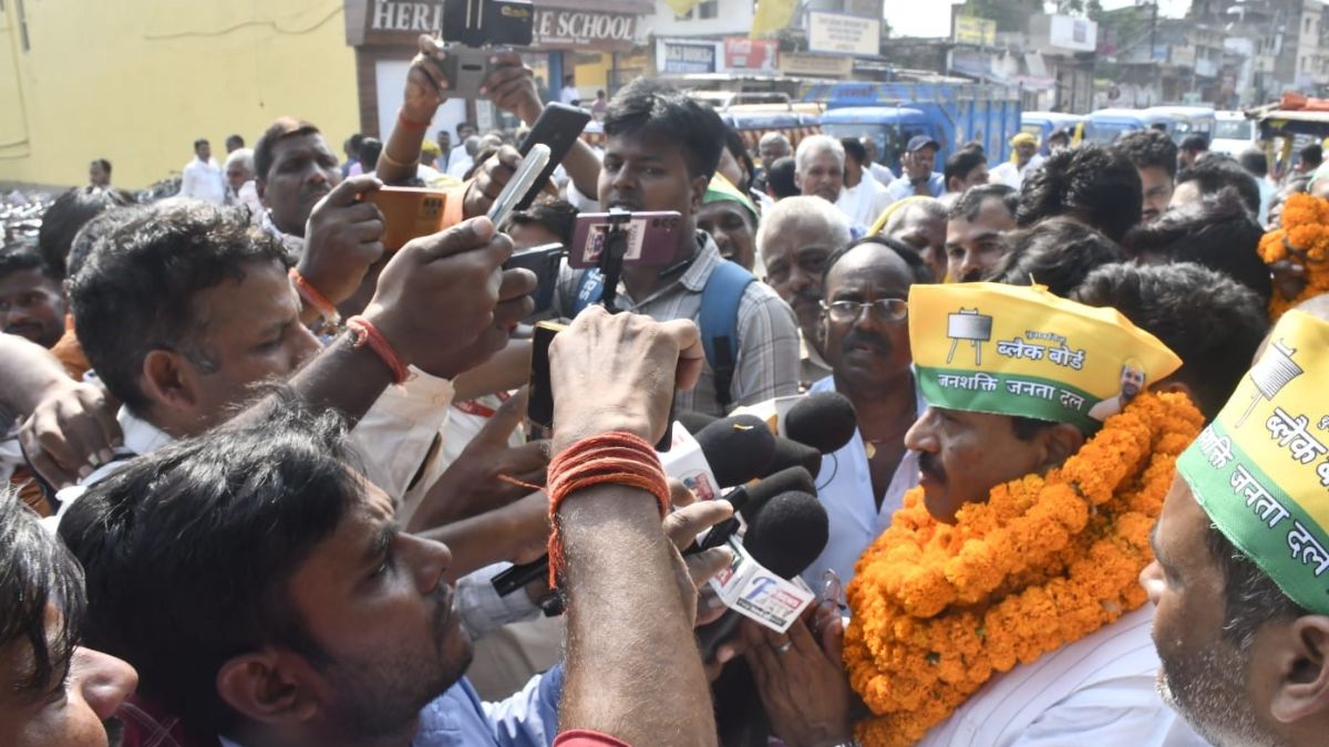 rebellion in rjd surendra yadav joins tej pratap files nomination from sonpur
