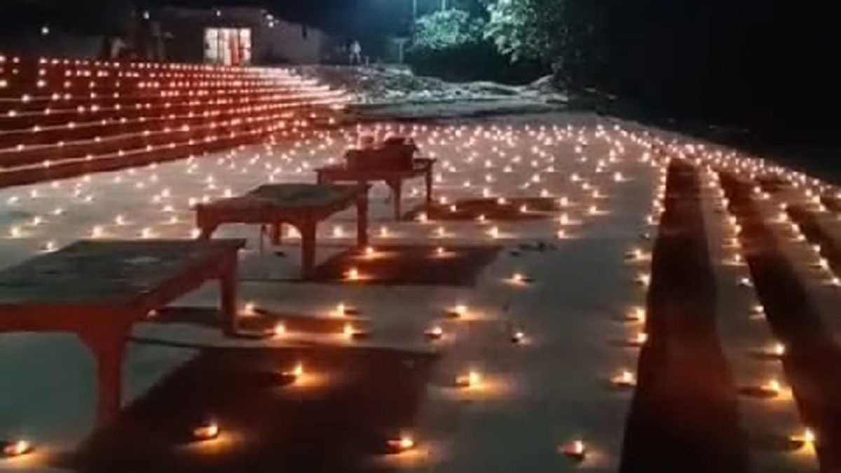 ayodhay image changed after chief minister yogi adityanath this year ayodhya illuminated with more than 26 lakh lamps
