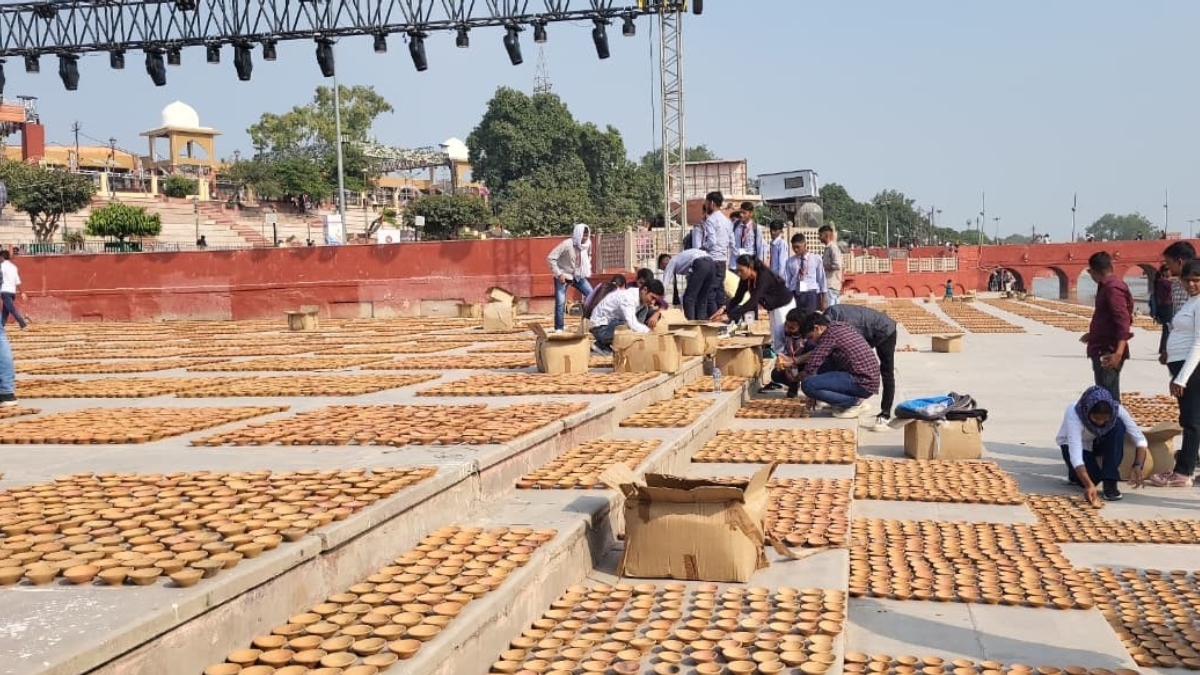 ayodhya deepotsav world record created before diwali celebration