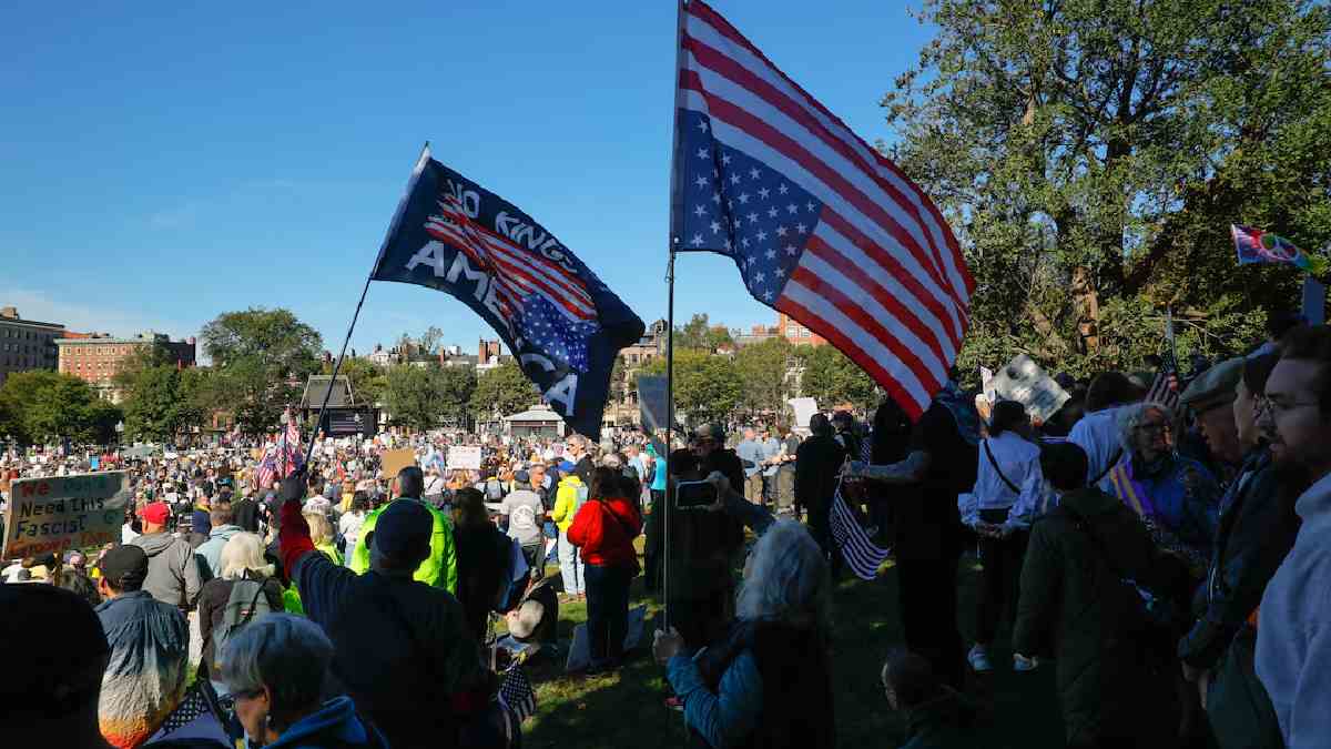 why no kings protest started against donald trump policies check details