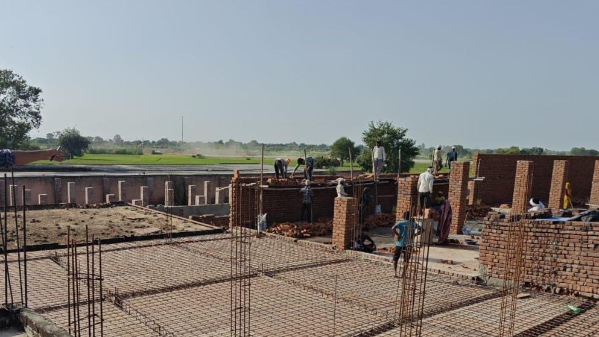 illegal construction near noida airport fir against 100 people