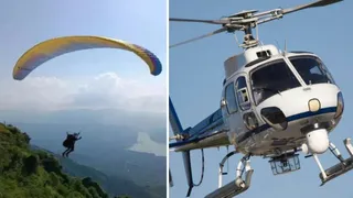बीड़ बिलिंग से उड़ान भरने के बाद महिला पैराग्लाइडर पायलट की क्रैश लैंडिंग हुई है, इसके बाद हेलीकॉप्टर से रेस्क्यू किया जा रहा है।