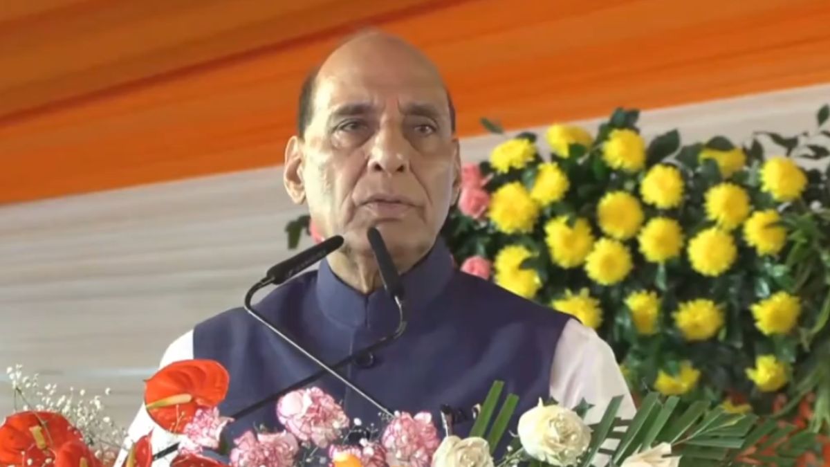 rajnath singh in lucknow defence minister rajnath singh inspected the development work in his parliamentary constituency inaugurated and laid the foundation stone