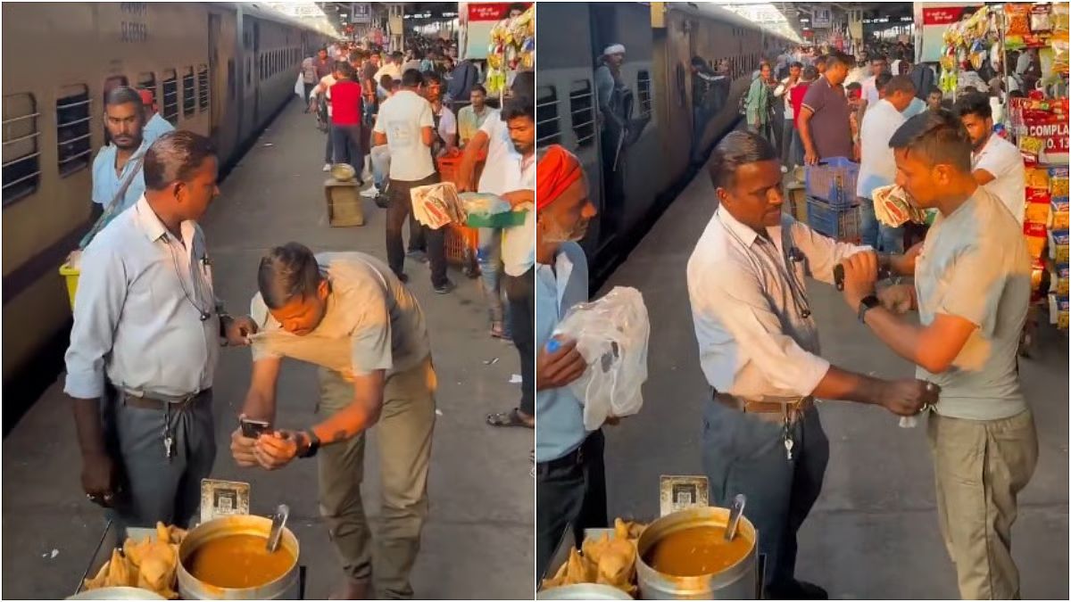 jabalpur station vendor forces passenger off train over failed payment