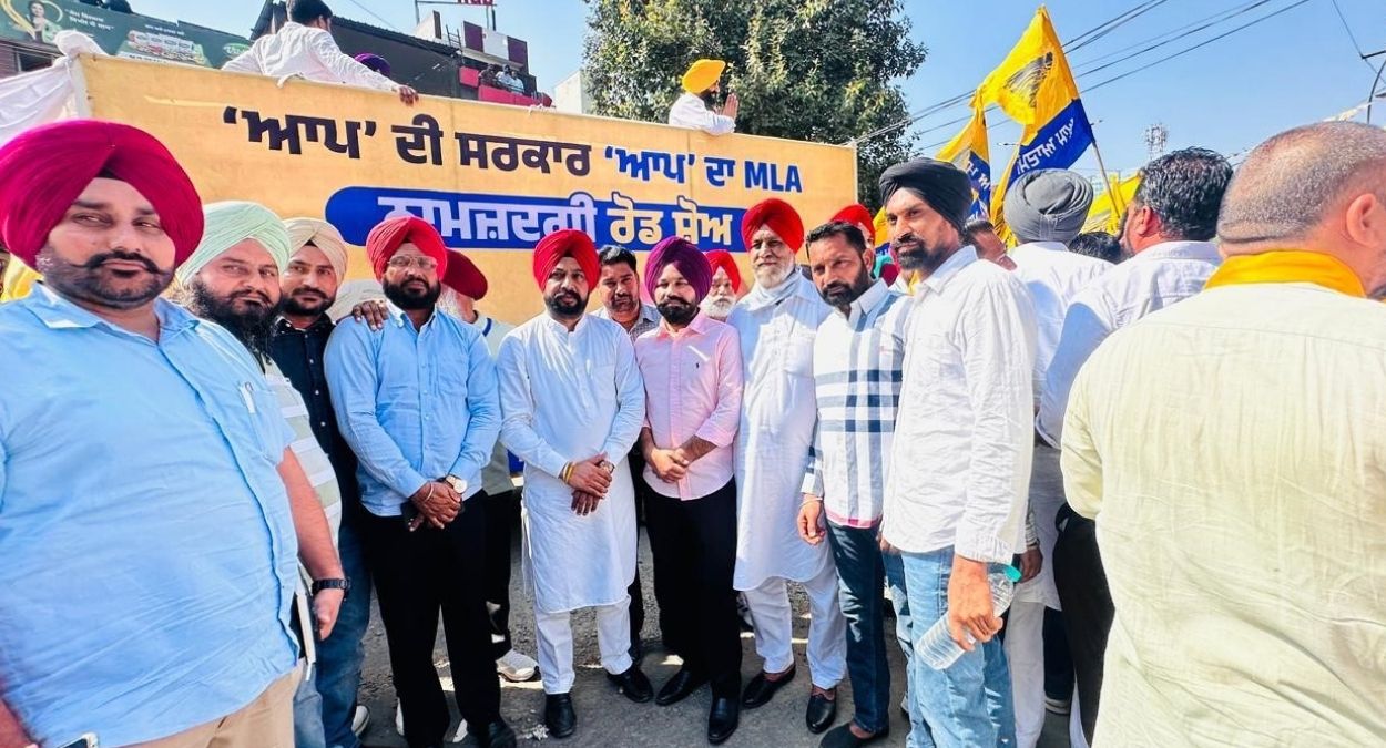aap candidate nomination in tarn taran balbir singh pannu shows support