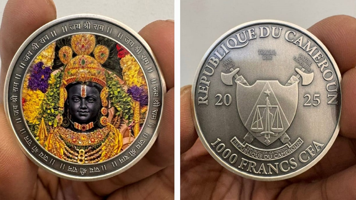 ram lalla silver coin cameroon issues coin featuring ram lalla up company involved in design
