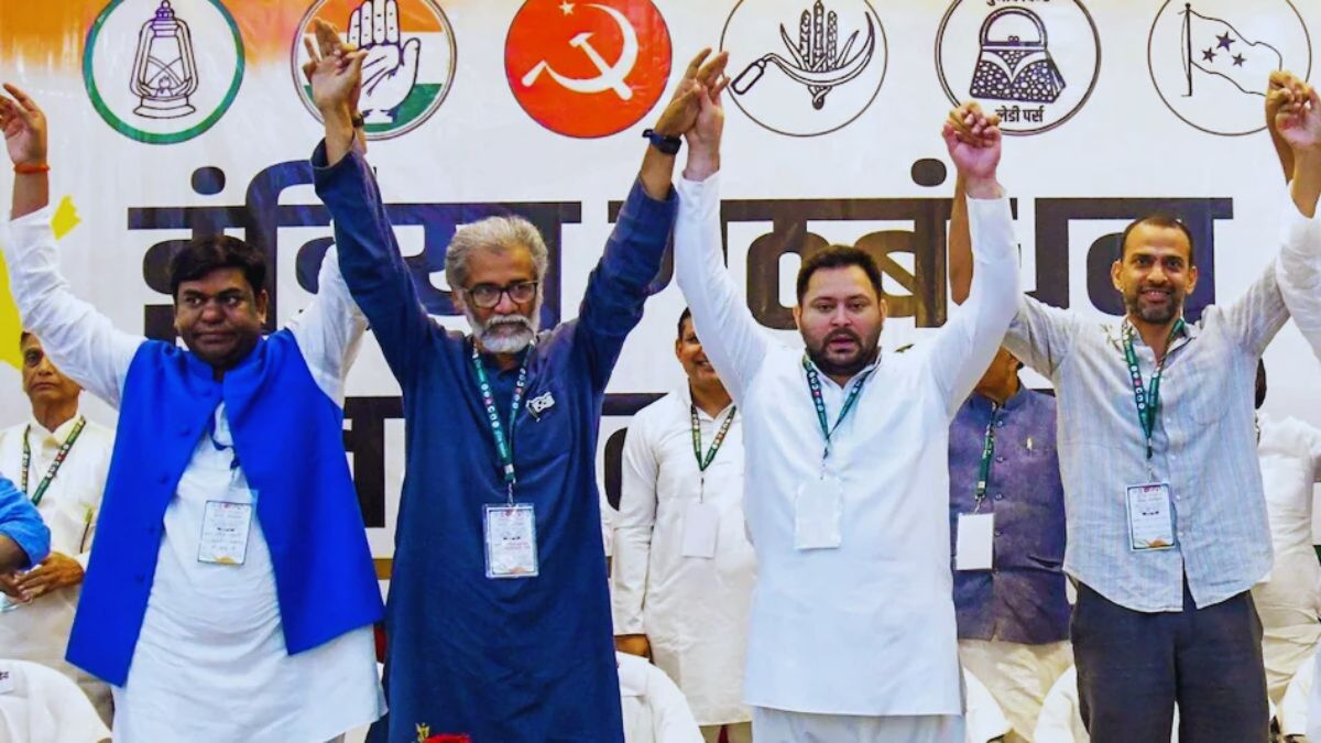 mahagathbandhan seat sharing crisis advantage nda in bihar election 2025