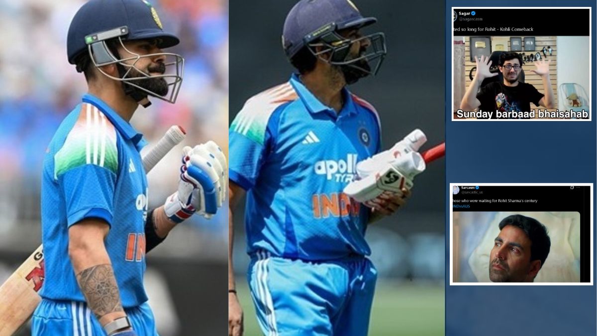 sunday barbaad ap retirement le lo indian fans angry reaction after rohit virat flop comeback ind vs aus 1st odi