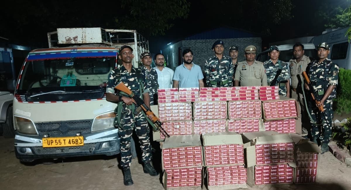 foreign cigarettes seized at india nepal border joint operation