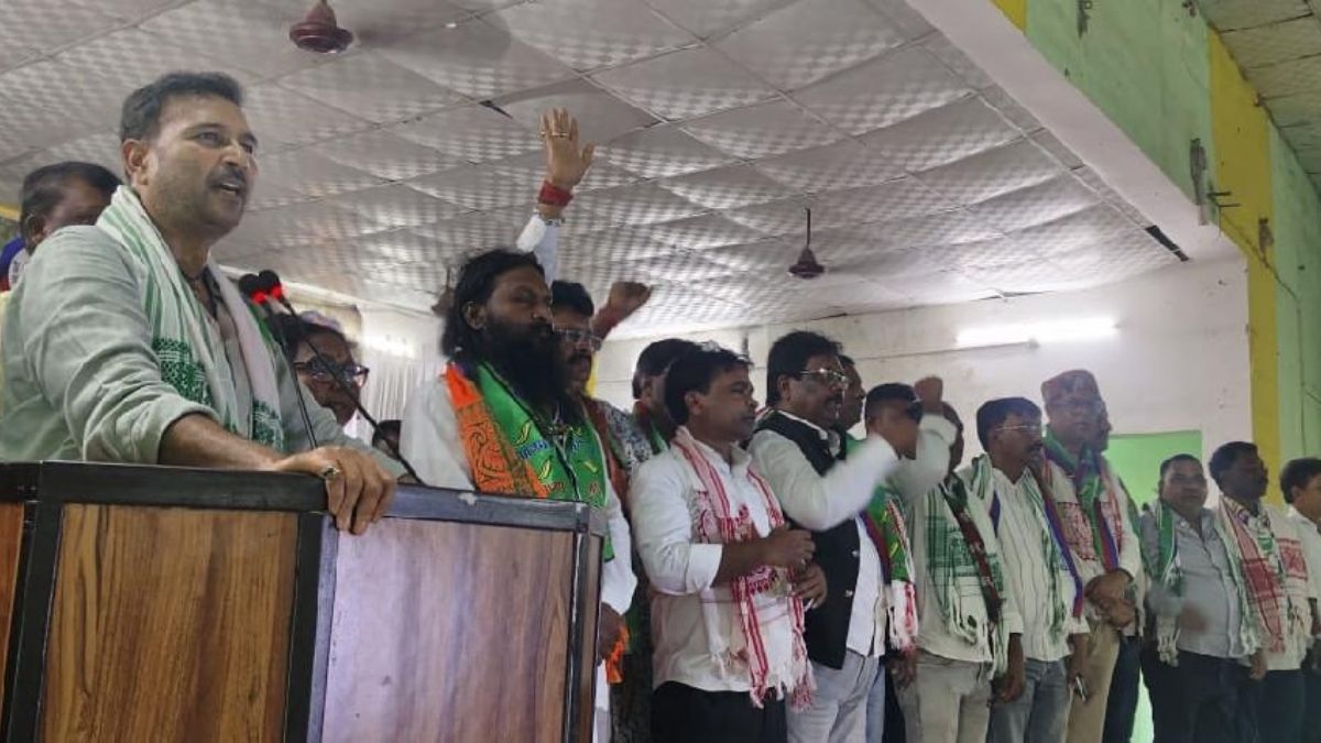 sudesh mahto slams hemant soren govt at ghatshila booth conference