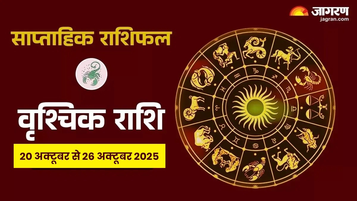 weekly horoscope 20 october to 26 october 2025 scorpio horoscope predictions