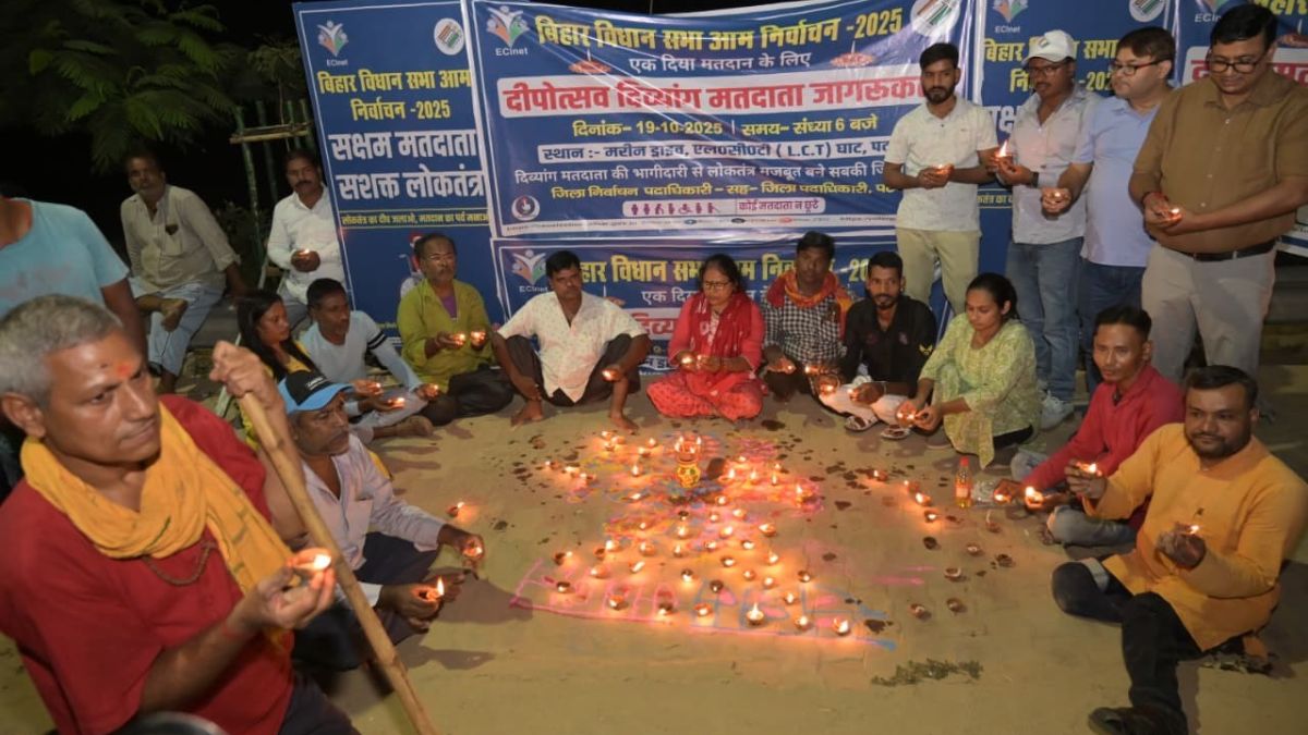 patna unique voting awareness campaign ek diya matdan ke naam