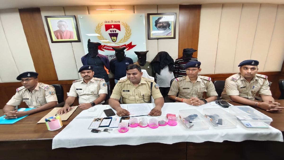 hazaribagh crime news jewelry loot plot busted criminals arrested