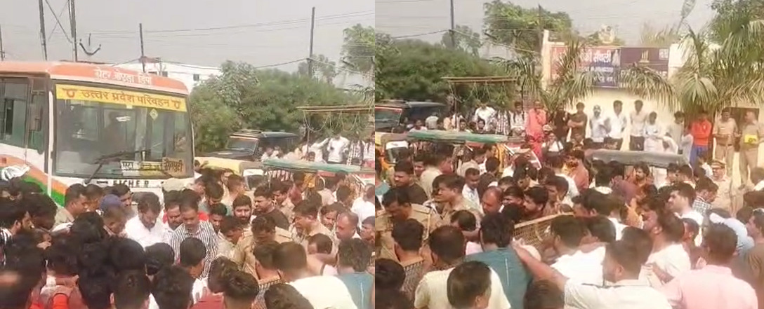 greater noida drainage dispute leads to shooting two injured