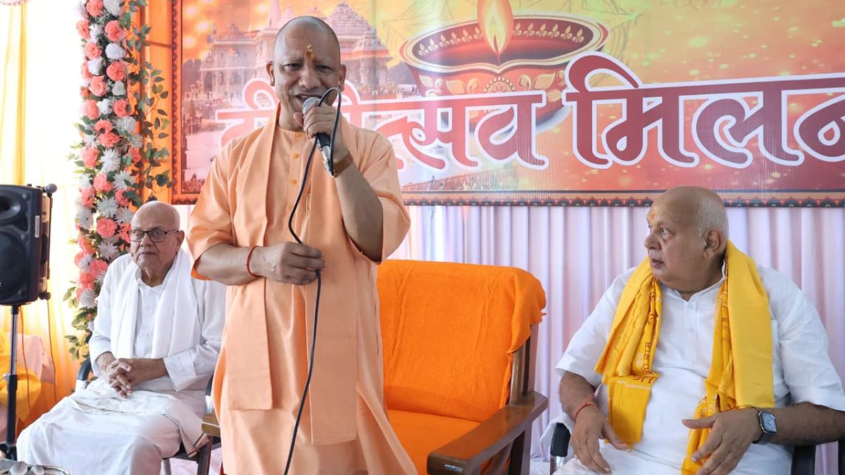 every section of society must be connected cm yogi diwali gathering message in karsevakpuram