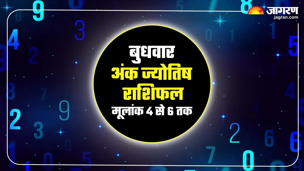 numerology horoscope aaj ka ank jyotish 22 october 2025 mulank 4 to 6 predictions in hindi