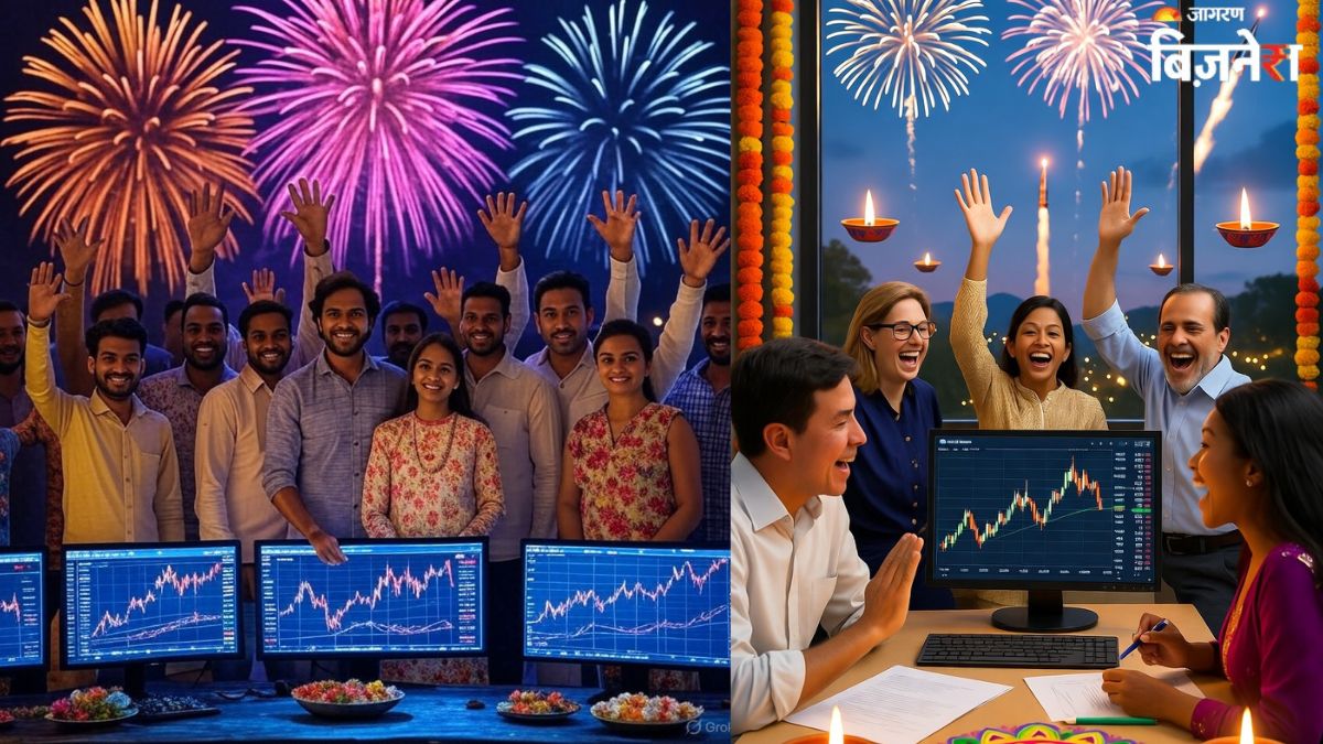 muhurat trading 2025 stock market open 1 hour tuesday experts recommend 60 top stocks for big returns